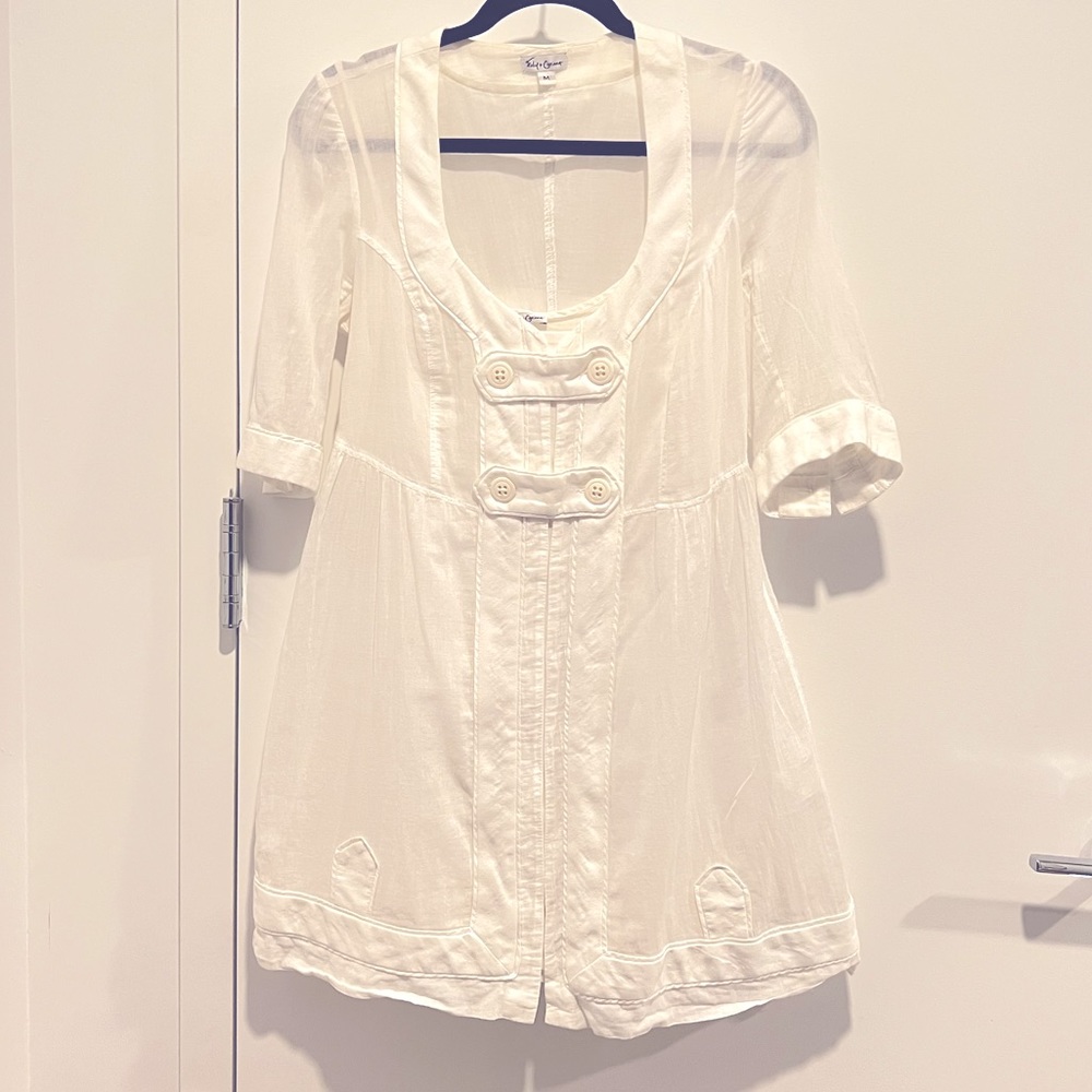 Vintage Foley + Corinna linen dress